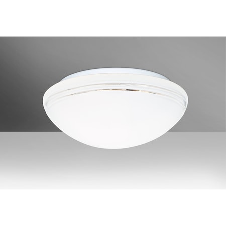 Besa Lighting Bobbi 12 Ceiling, Opal Cut, 2x60W Incandescent 911010C